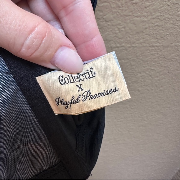 Collectif x Playful Promises Leopard Print Swimwear Set - Picture 6 of 7